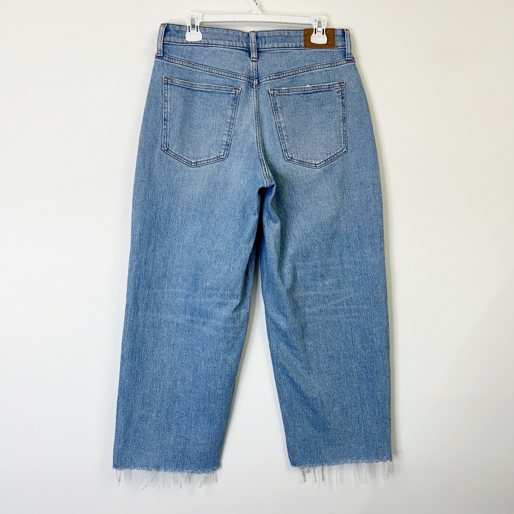 Madewell Curvy Perfect Vintage Wide Leg Crop Jeans Women's 29 - Picture 7 of 12
